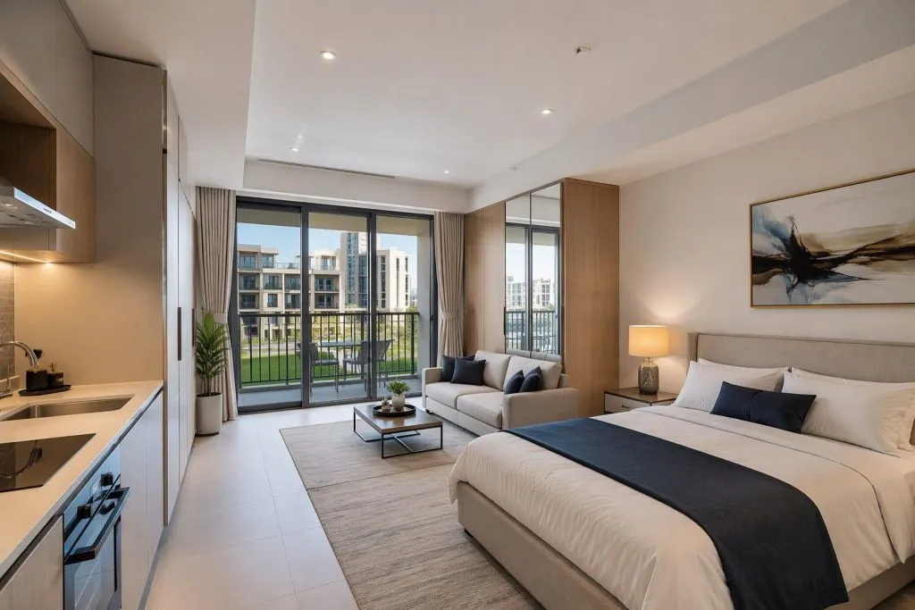 Studio Apartment for Rent in Oasis Residence, Masdar City