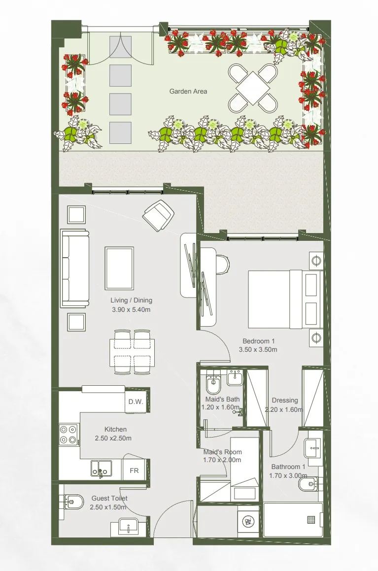 Apartments 1 Bedroom