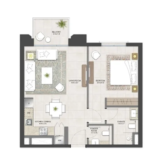 Apartment 1 Bedroom