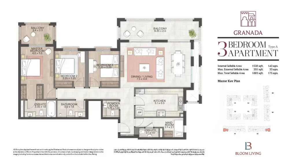Apartment 3 Bedroom