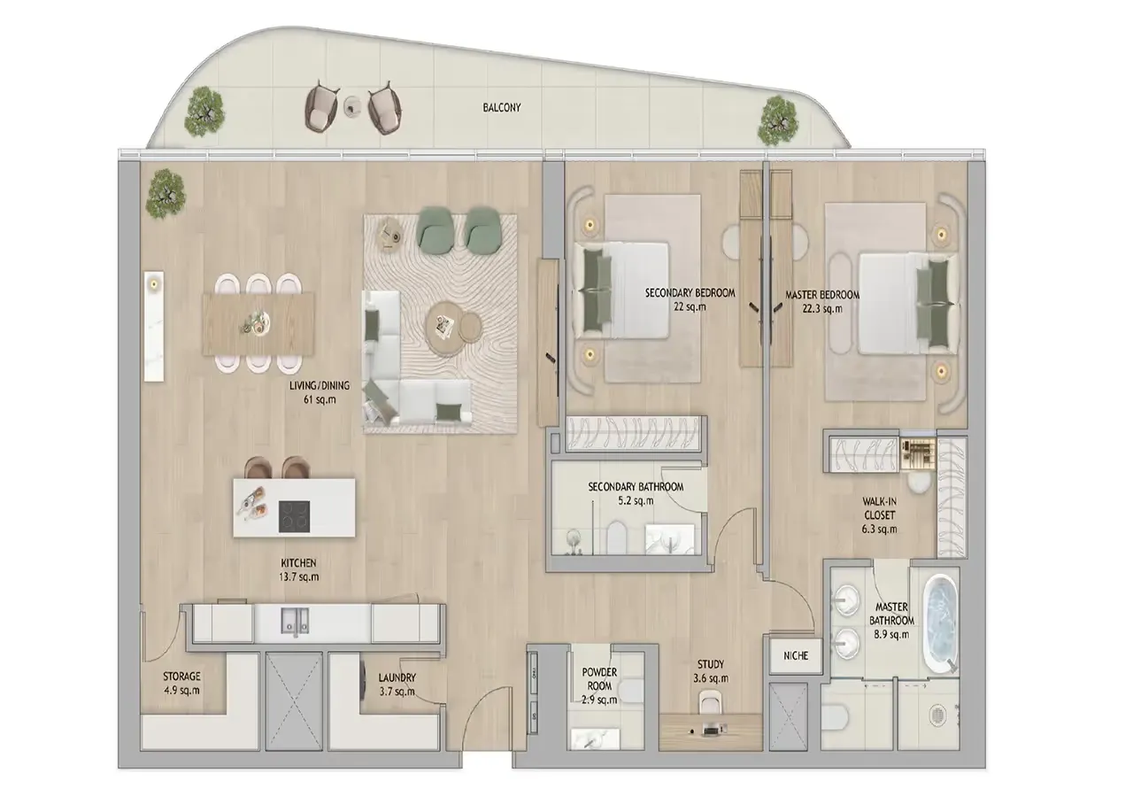 Apartment 2 Bedrooms