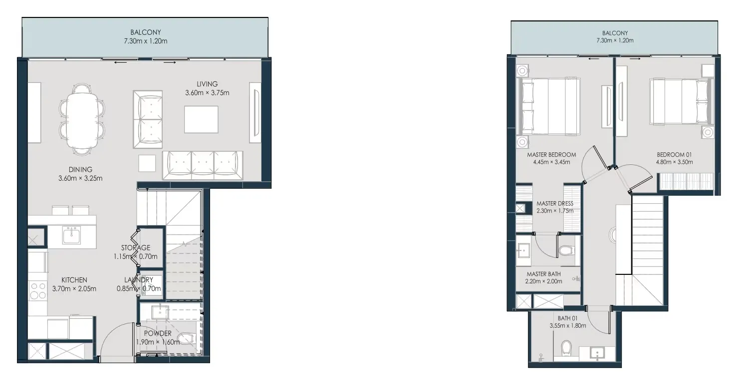Duplex 2 bedroom