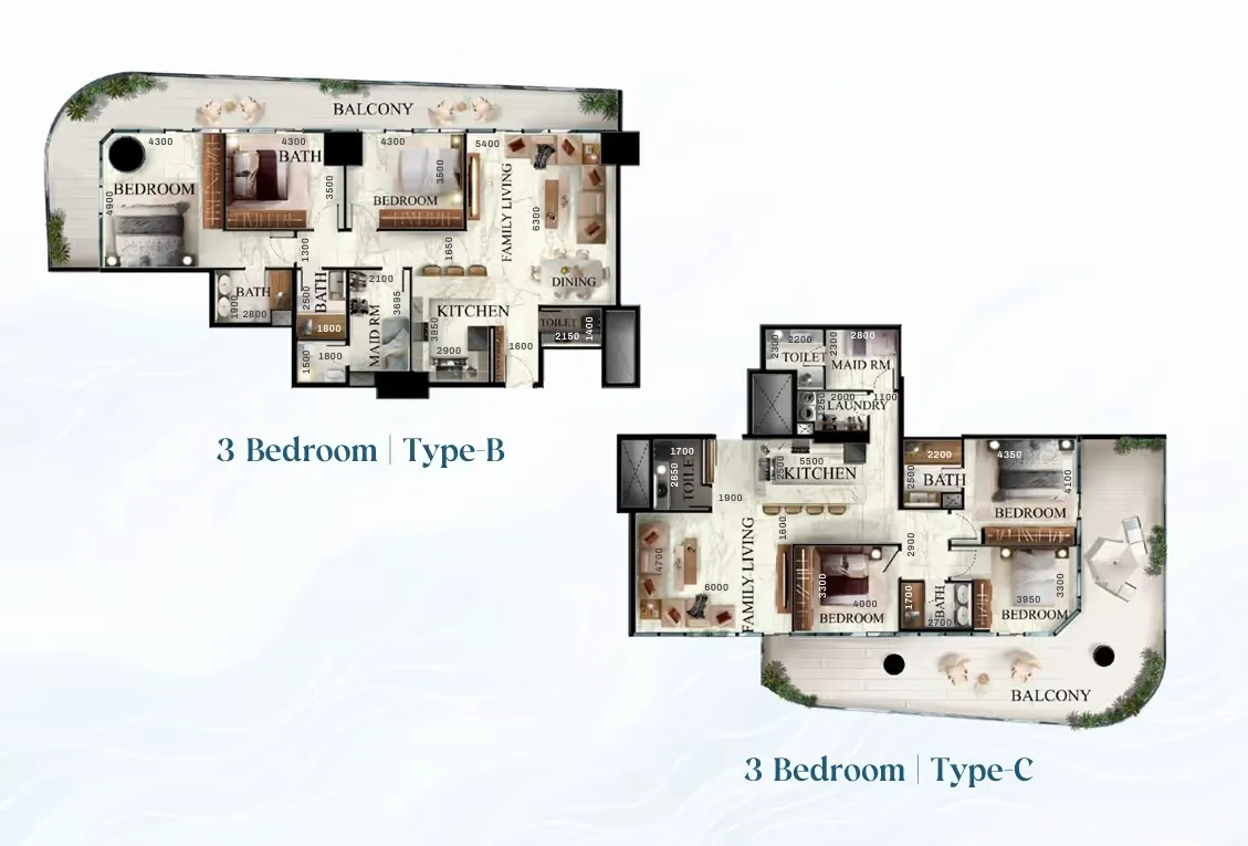 Apartments 3 Bedrooms