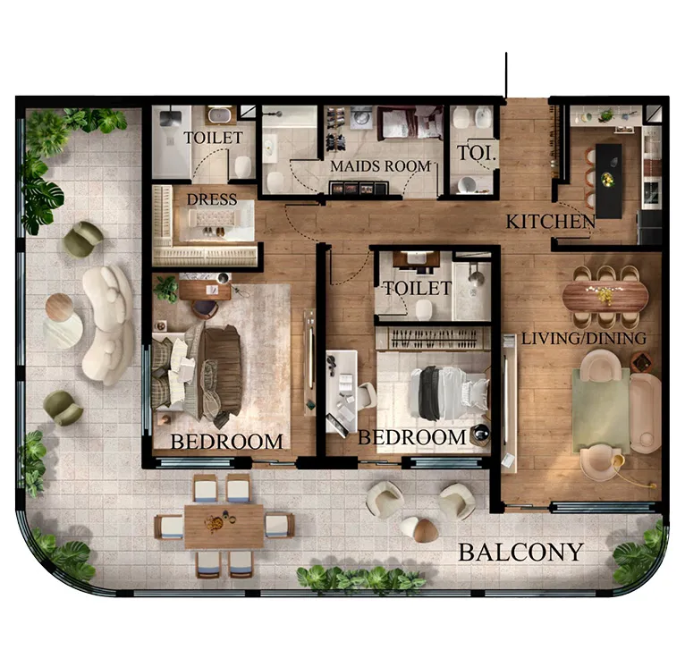 Apartments 2 Bedrooms