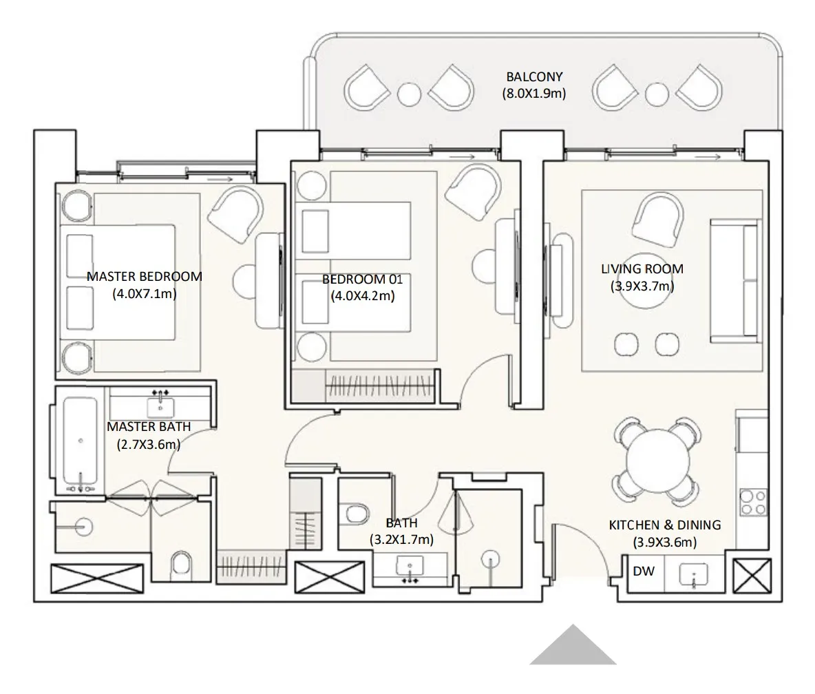 Apartment 2 Bedroom