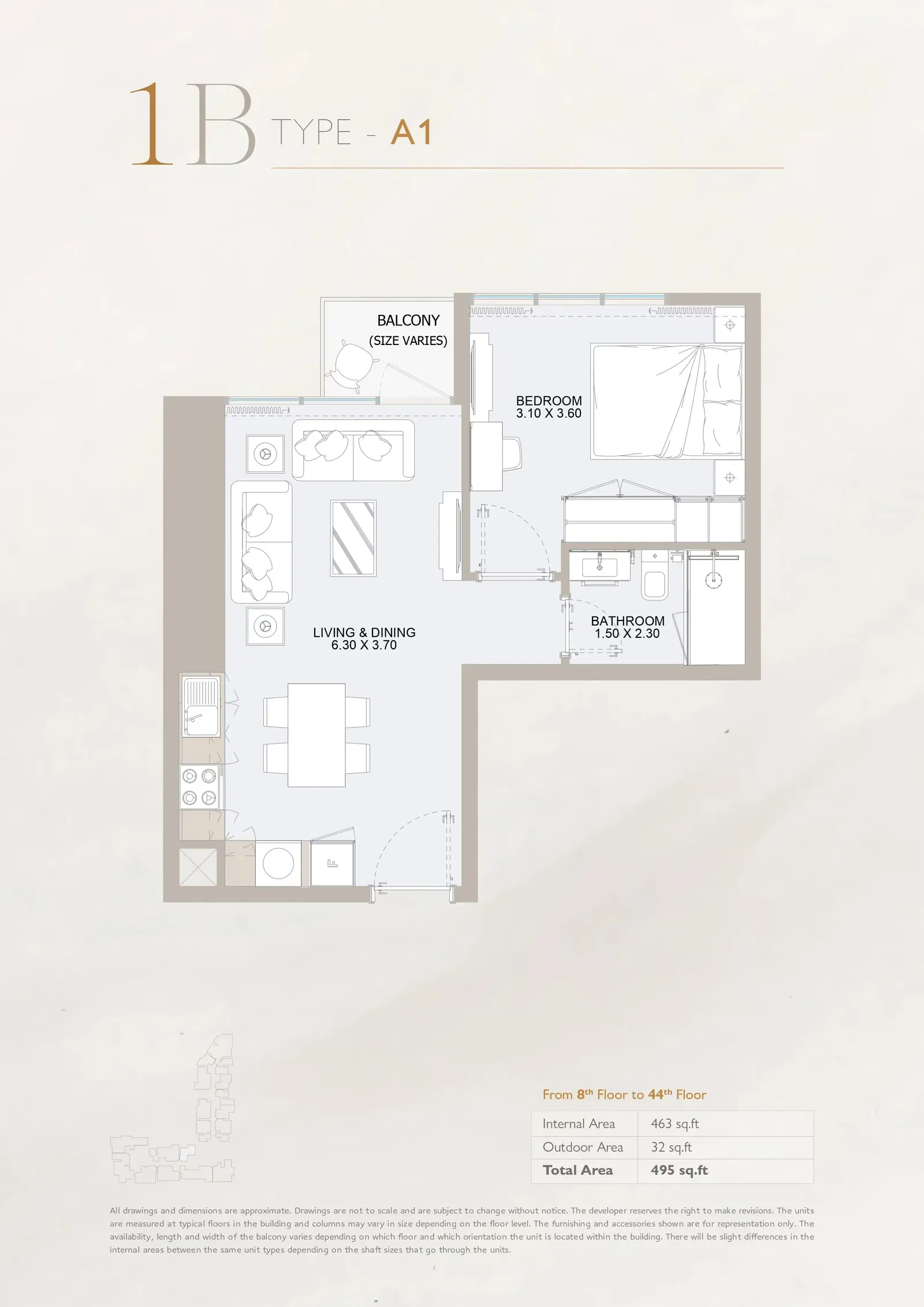 Apartments 1 Bedroom