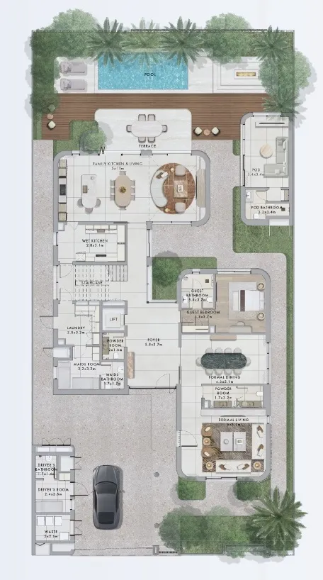 Villas 5 Bedrooms