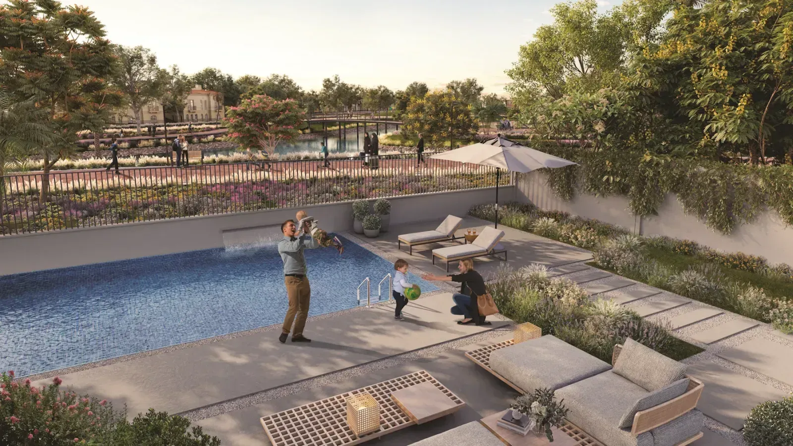 Almeria at Bloom Living, Lakeside Villas in Zayed City
