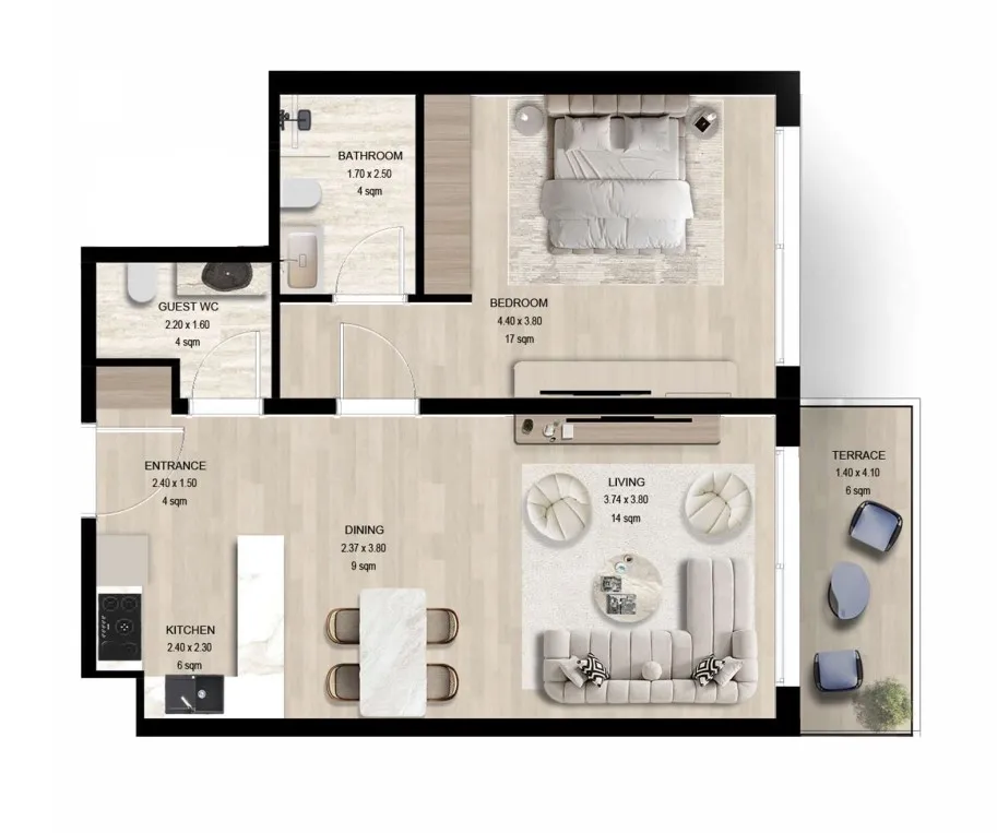 1 Bedroom