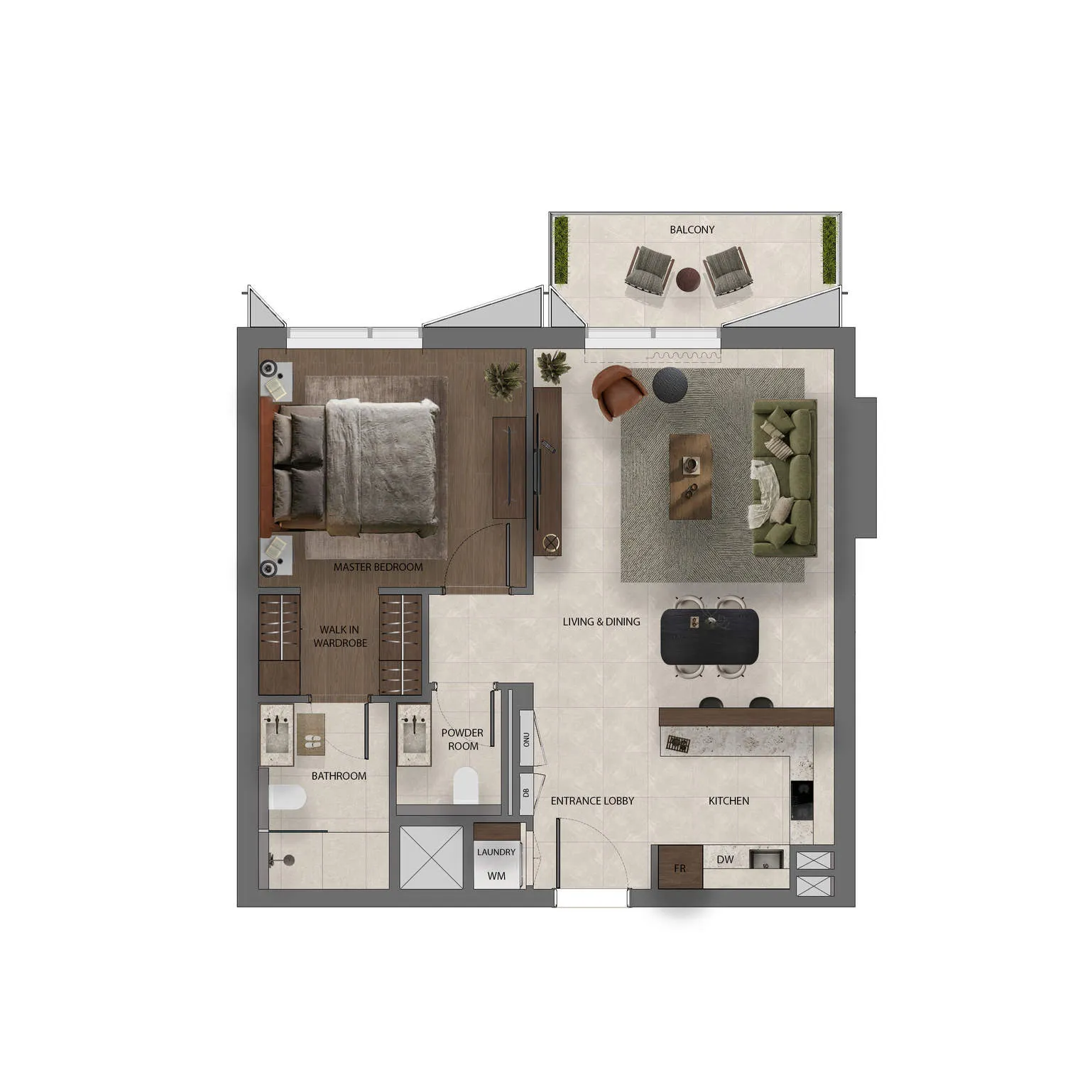 1 Bedroom