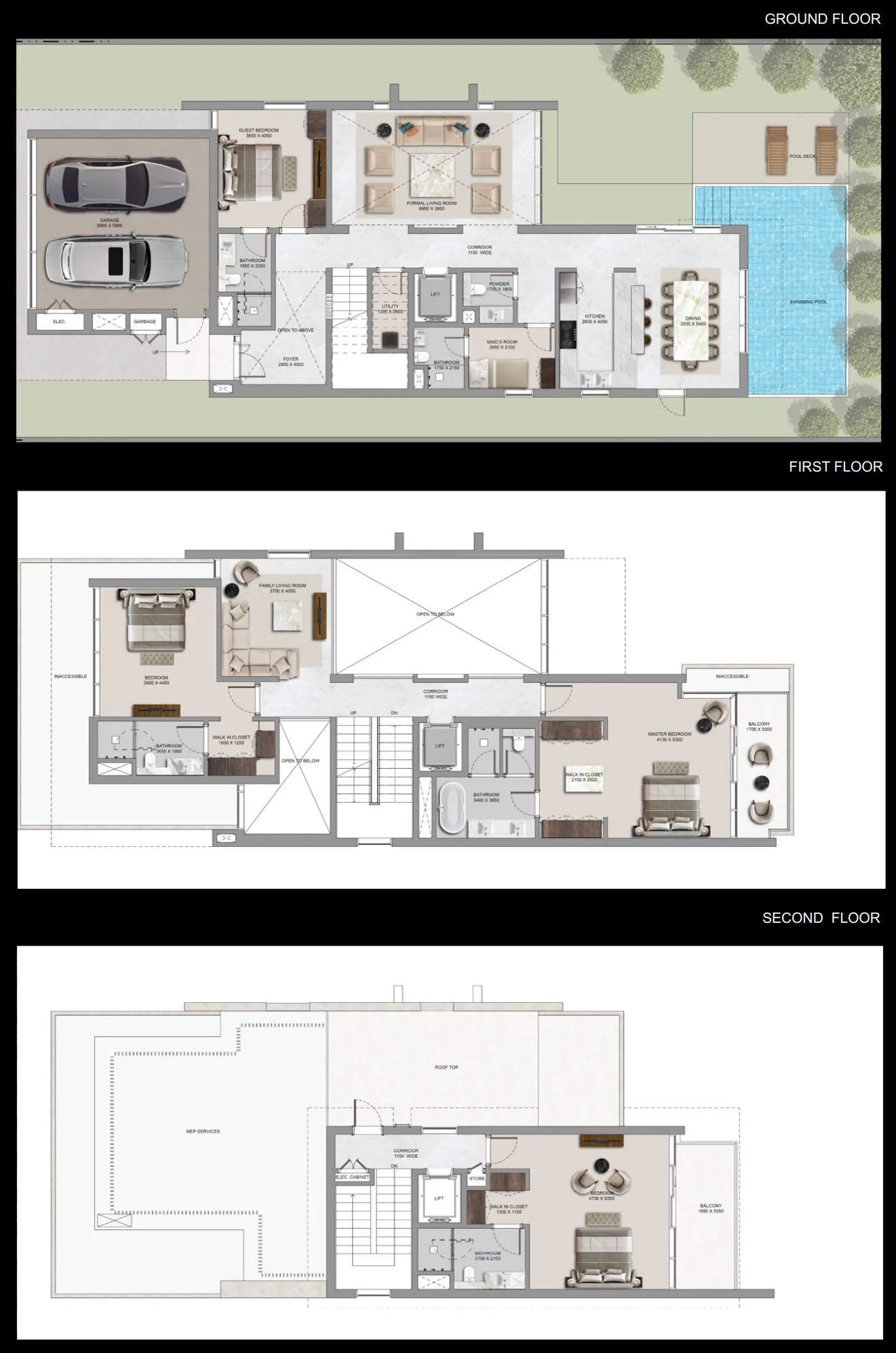 4 Bedrooms
