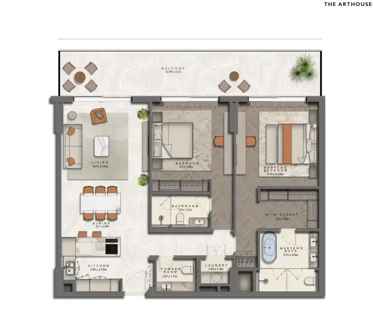 2 Bedrooms