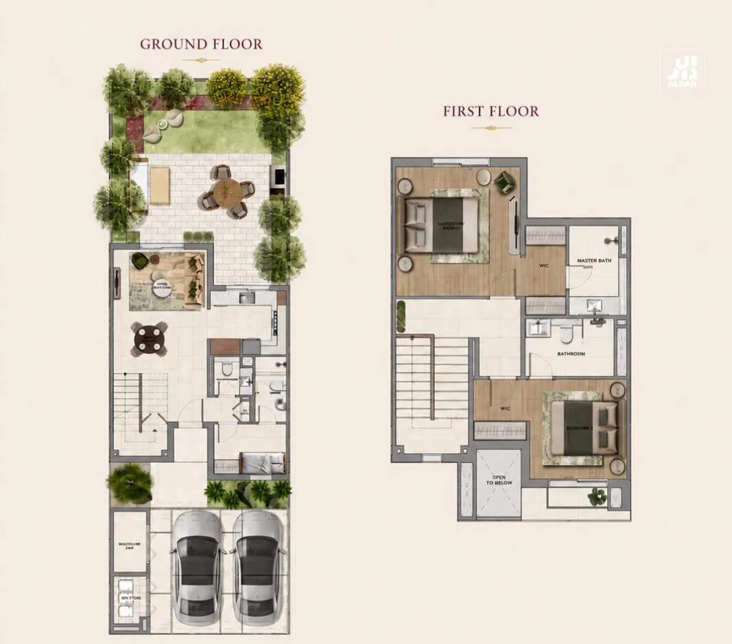 2 Bedrooms