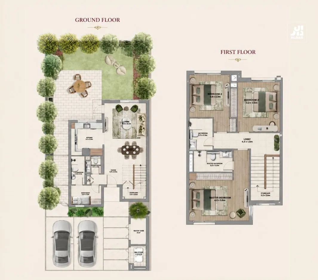 3 Bedrooms